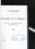 The City Library Catalogue 1899