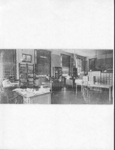 Reference Room With Card Catalogue, Interior of Spokane Public Library 